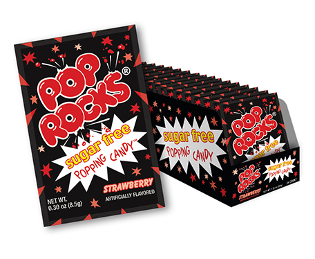 Pop Rocks Sugar Free Strawberry Flavor