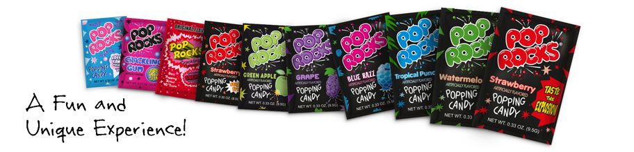 Pop Rocks Geschmackssortiment